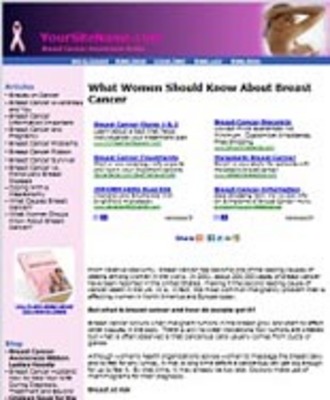 Product picture Breast Cancer Website