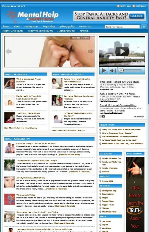 Product picture Mental Help Plr Niche Blog (Wp 3.x.x)